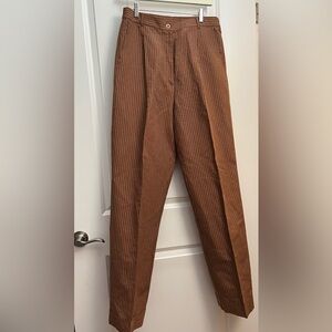 Chadwick’s Linen-Blend Striped Dress Pants – Size 14T